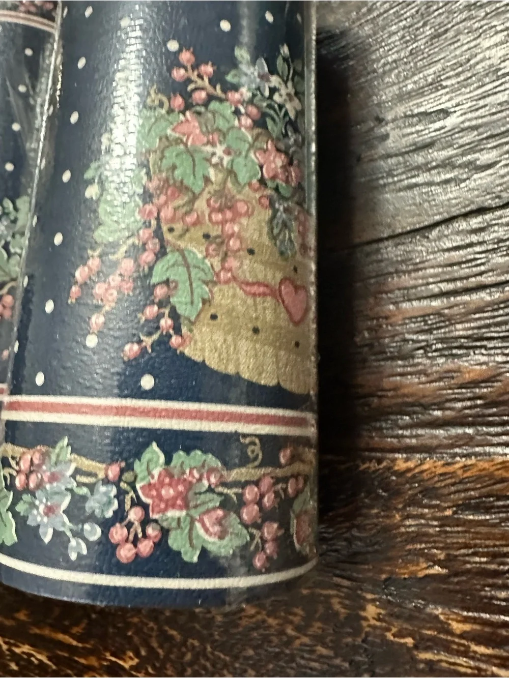 Vintage 80’s /90’s Farmhouse Country Cottage Floral Goose Wallpaper Border Trim